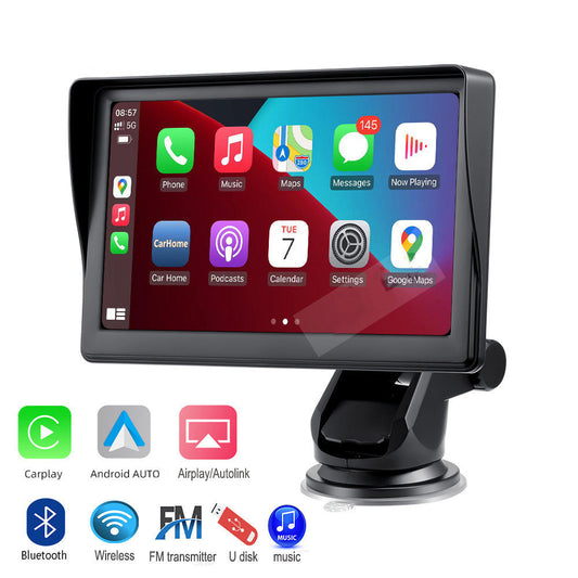 7 IPS voiture écran intelligent sans fil Carplay Auto écran de projection de téléphone portable navigation